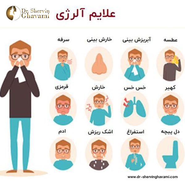 علائم آلرژی بینی - دکتر شروین قوامی